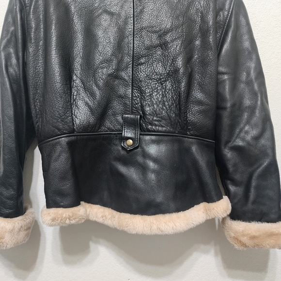 Vintage Martani Black Leather Retro Jacket Size L - Picture 2 of 13